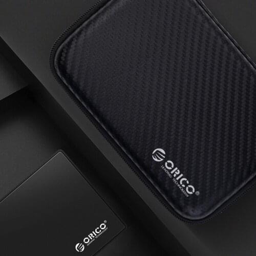 ORICO Hard Case Bag Power Bank Case for 2.5 Hard Drive U-Disk USB Cable External Storage Carrying SSD HDD Case Storage box