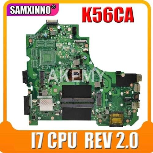 For ASUS K56CA K56CM S56C A56CM A56C S550CM K56CB S550CB I7 REV 2.0 laptop motherboard tested 100% work original mainboard