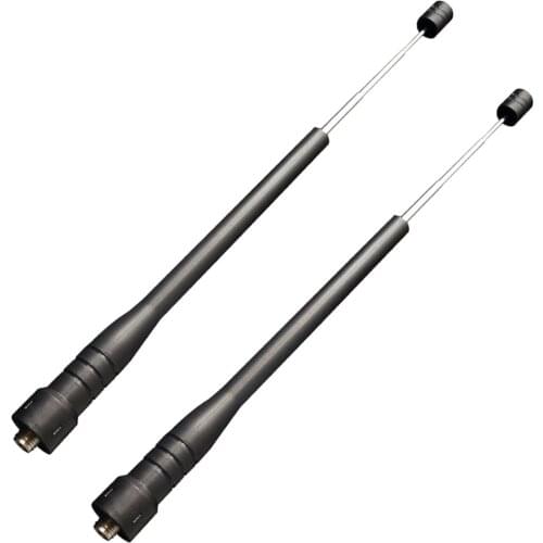 2x VHF/UHF (144/430Mhz) Dual Band SMA-F Antenna for Baofeng Uv-5r Uv-82 F8hp