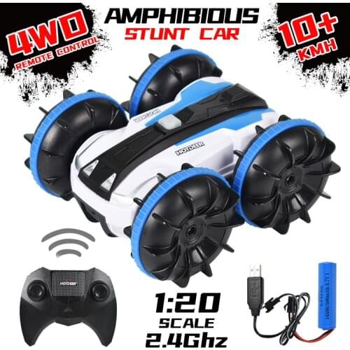 Rc Car Remote Control Machine Waterproof 26 Mins Play Amphibious 360 Rotate Drift Electric Radio Control Cars Toys For Children