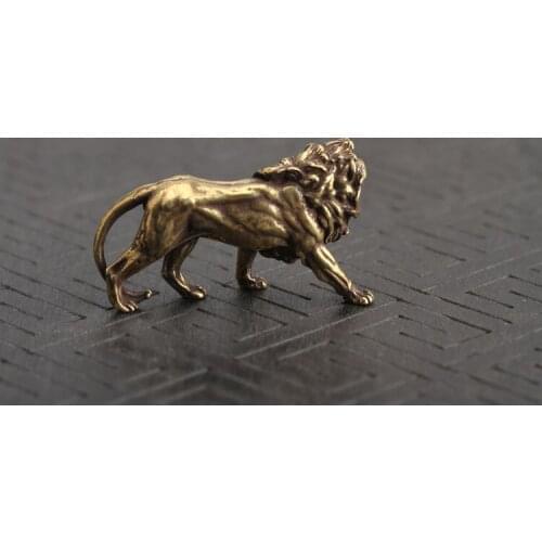 Arte tallado en bronce del león, Zhaocai, Wangcai, colgantes, adornos y artesanías