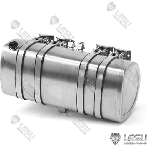 LESU Metal Hydraulic Oil Tank 130MM for 1/14 Scania MAN RC TAMIYA Tractor Truck Dumper Model