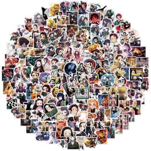 200 sheets Demon Slayer Stickers Car DIY Stickers Car Car Stickers Car Accessories