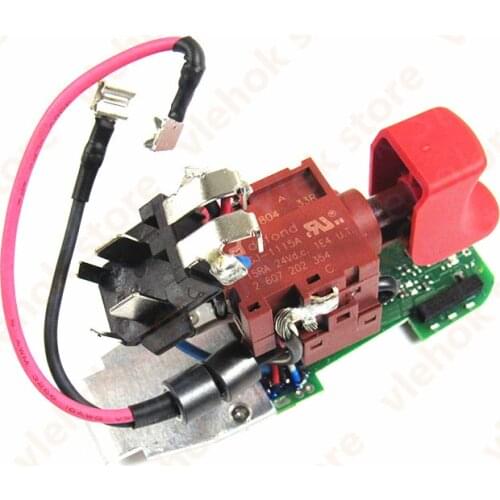 Switch for BOSCH GSR10.8-LI-2 GSR12-2-LI GSR12V-15 BS10-A PS130 GSB10.8-2-LI GSB12-2-LI GSR10.8-2-LI 16072335DK