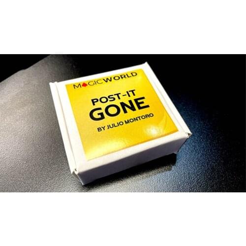 POST IT GONE By Julio Montoro (Gimmicks) Playing Card Magic Props Close Up Performer Illusion Mentalism Poker Magic Tricks Fun