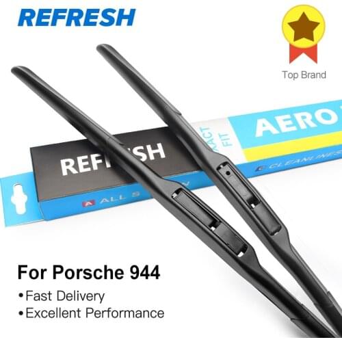 REFRESH Wiper Blades for Porsche 944 fit hook Arms 1985 1986 1987 1988 1989 1990 1991 1992