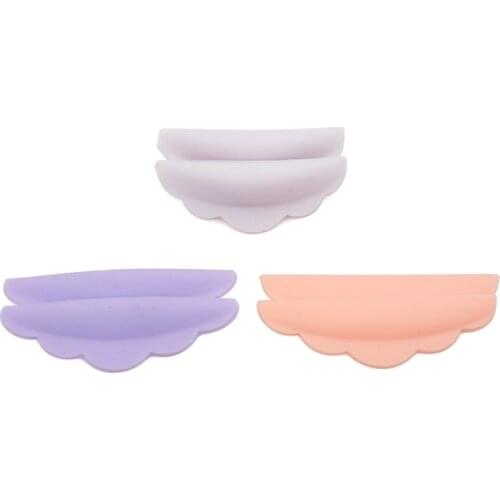 2020New colorful S M L Makeup False Lash Lift Curling Shield Recycling silicone eyelash perm rods