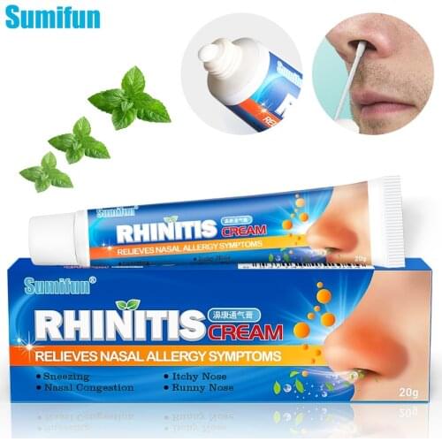 Sumifun 1pcs Nasal Rhinitis Sinusitis Cream For Nose Refresh Cold Cool Relieve Itching Sneezing Chinese Herbal Extract Cream