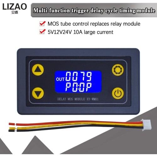 XY-WM01 6-30V multifunctional trigger delay cycle timing MOS tube control replacement relay module 5V12V24V