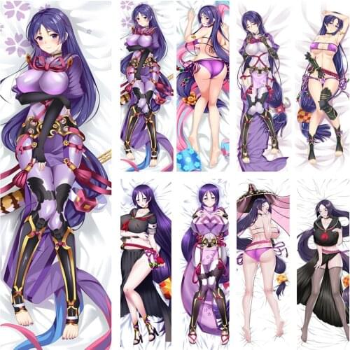Japanese Anime Fate/Grand Order Minamoto no Yorimitsu sexy girl Dakimakura body Decorative Pillow case Hugging Body Pillow Cover