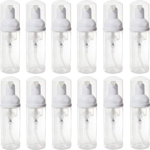 100pcs/lot 50ml PET plastic foaming bottles , empty foam soap pump refillable bottles with bulk price