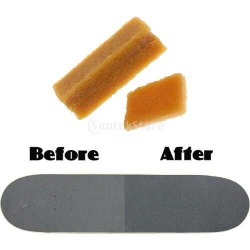 2pcs/set Longboard Skateboard Deck Sandpaper Grip Tape Cleaner/Dirt Remover/Eraser Cleaning Tool