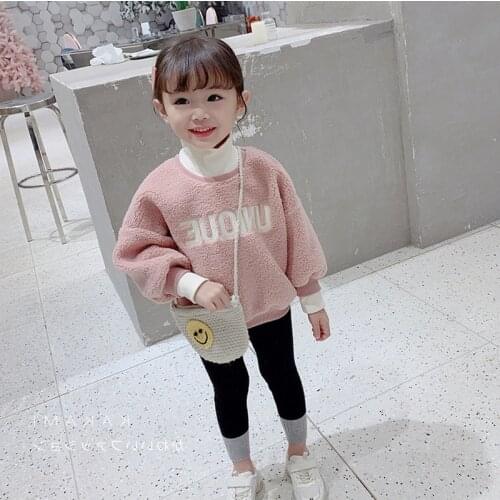 2019 Girl Baby Turtleneck Sweater Cashmere Warm Coats Girls Kids Sweaters Clothes
