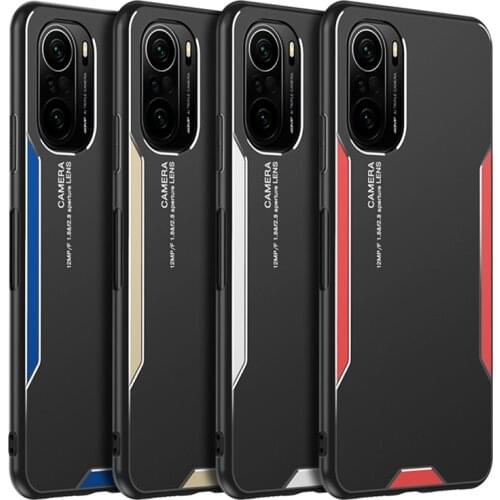 Aluminum+Soft TPU Back Case For Xiaomi Mi 10T 9t 11 Pro Ultra poco X3 NFC F2 F3 Redmi Note 9s 10 Pro 8t k20 Metal Cover