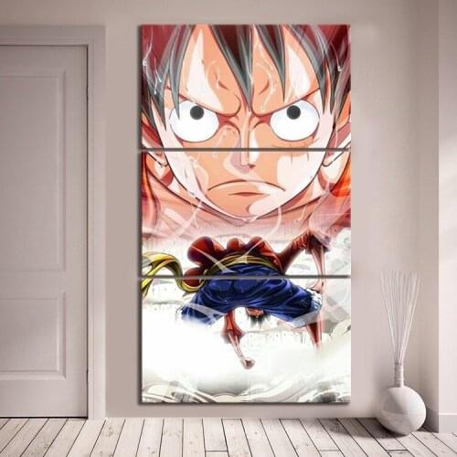Anime Mono Luffy Cartel Painting Full Round Drill DIY Diamond 5D Embroidery Cross Stitch Picture Mosaic Wall Art Home Decor Gift