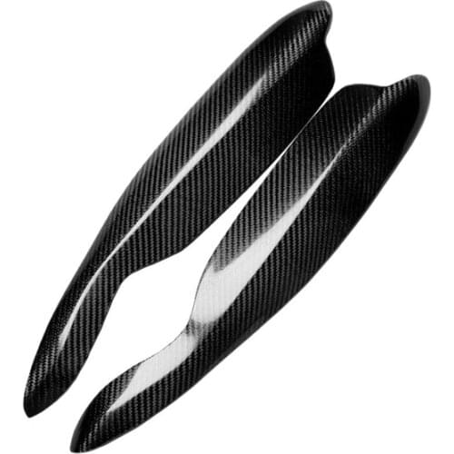 AU05 -Car Carbon Fiber Headlight Eyebrow Eyelid Sticker Trim for Mercedes-Benz Smart Fortwo W451 2007-2014