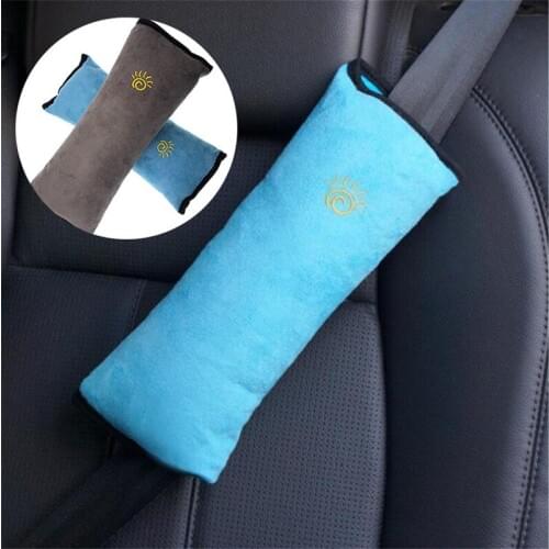 Car baby seat belt shoulder pad pillow case for Mitsubishi ASX Outlander Lancer Colt Evolution Pajero Eclipse Grandis FORTIS