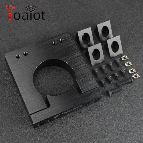 Toaiot CNC Router Add-On Mouting Kit Diameter 52mm Aluminum Router Spindle Mount Kit For Workbee OX CNC Makita RT 0700C