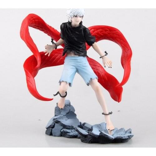 22cm Japan Anime Figuars Tokyo Ghoul Figure Kaneki Ken Action Figures Anime Model Toy Cartoon Kid Toys Pvc Tokyo Ghoul Figure