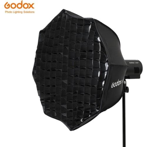 Godox AD-S60S 60cm Silver Deep Parabolic Softbox with Honeycomb Grid Godox Mount Softbox for AD300PRO AD400PRO