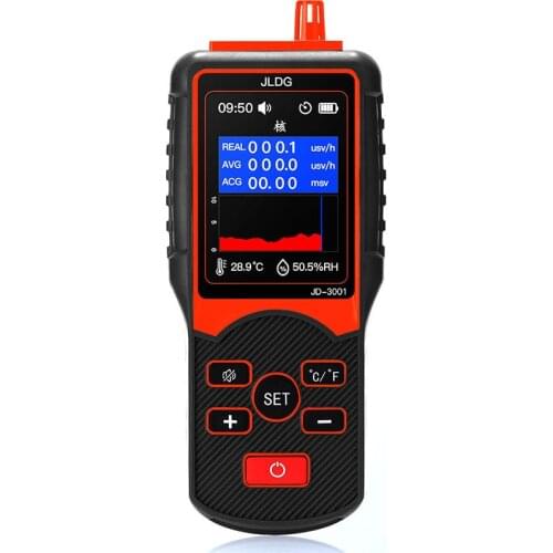 JD-3001 Electromagnetic Radiation Detector Geiger Counter Temperature&Humidity Measurement