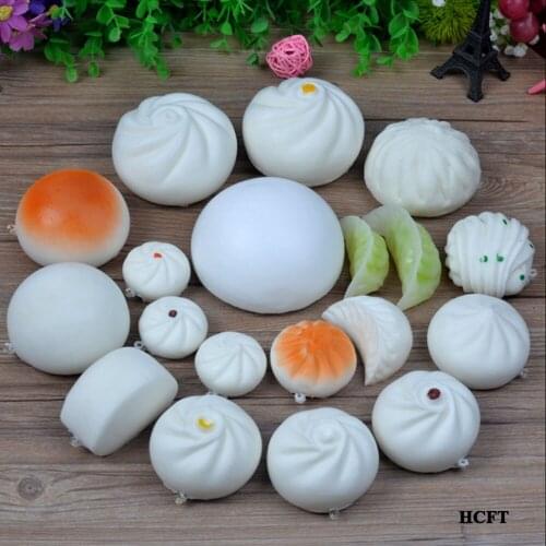 Fake food props dining room hotel restaurant store shop decoration steamed bread buns twisted roll boiled dumplings model