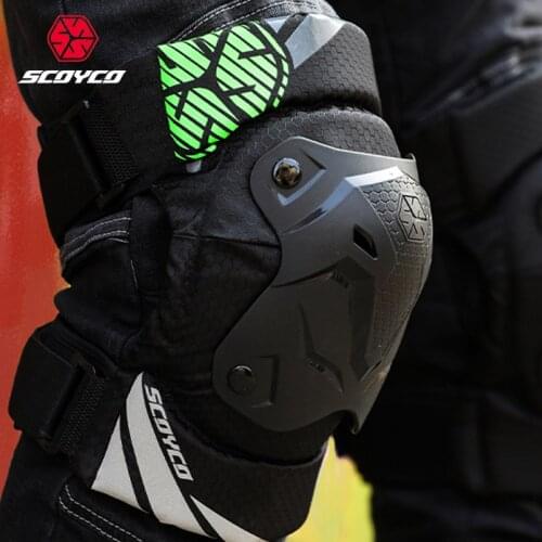 2019 New Knights equipment protect SCOYCO Cross-country Motorcycle kneecap Riding protector PP K19 Motorbike Knee CE certified