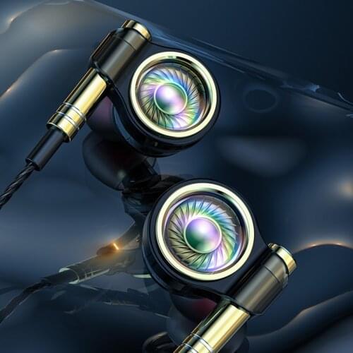 New 9D HIFI 3.5mm Wired Earphone 12mm Moving coil Stereo Bass Sports Headsets Waterproof Headphone With HD Mic For Xiaomi Huawei