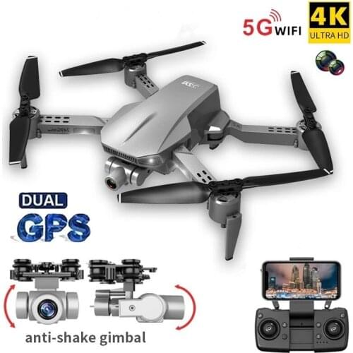 New GPS Drone with Camera HD 4K 5G WiFi FPV Drones Two Axis Mechanical Anti-Shake Gimbal Camera Selfie Dron RC Quadcopter