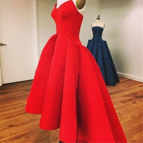 Prom Dresses 2021 robe longue V- neck Long Sleeves Medium Length Wedding Party Dress Prom Gowns