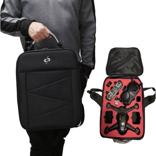 Portable Travel Durable Shoulder Carrying Bag Protective Storage Bag For Dji Fpv Combo Drone Large Capacity Eva Backpack