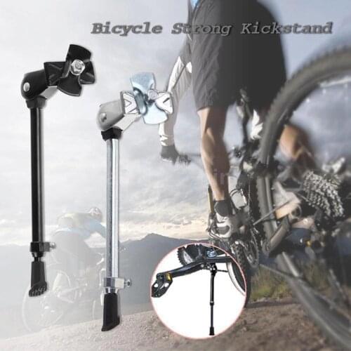 Adjustable Durable Bicycle MTB Road Bike Center Mount Kickstand Bracket Holder Durable Cycling Bike Parts Easy To Install