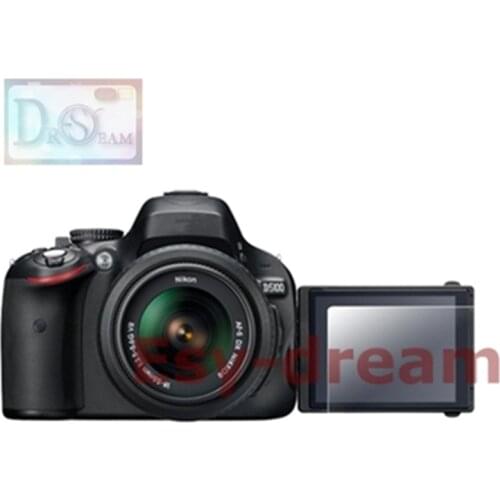 Self-adhesive Tempered Glass / Film LCD Screen Protector Cover for Nikon D5100 D5200 Camera