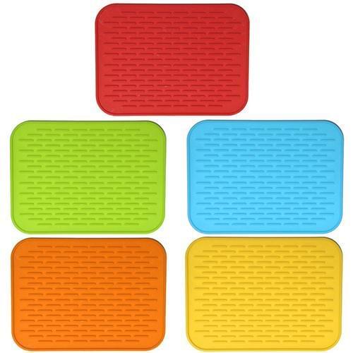 Silicone Non Slip Saucepan Table Heat Insulation Mat Pad Holder Kitchen Tool