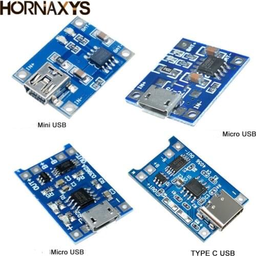 TP4056 +Protection Dual Functions 5V 1A Micro USB 18650 Lithium Battery Charging Board Charger Module