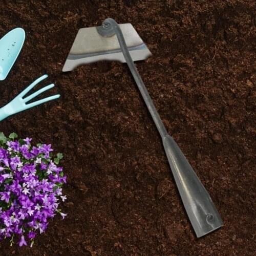 1PCS All-steel Hardened Hollow Hoe Handheld Weeding Rake Planting Vegetable Farm Garden Agriculture Tool Garden Weeding Tools