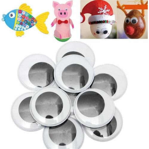 10pcs 40mm Big Black Wiggly Giant Googly Eyes For DIY Scrapbooking Hand Crafts