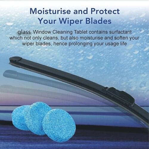 10pcs Detergent Effervescent Pill for Car Window Cleaning Tabs Glass Washer Auto Windshield Glass Cleaner Car Detergent Tablet