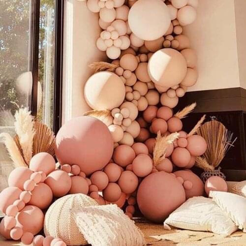 134pcs Balloon Arch White Pink Balloon Garland Balloon Wedding Wedding Decoration Stand Birthday Party Decor