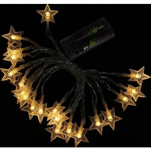 300cm 20LEDs Wire LED String Light Fairy Bulb Waterproof AA Battery Powered Party Festoon Decoration Light Chain