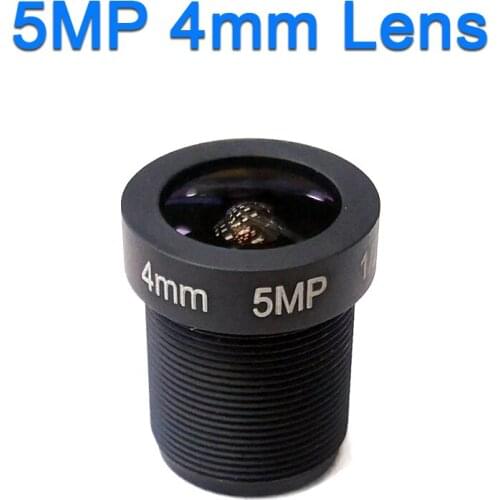 5MP 4mm Lens M12 Standard CCTV Lens for CCTV Camera AHD Camera or IP Camera