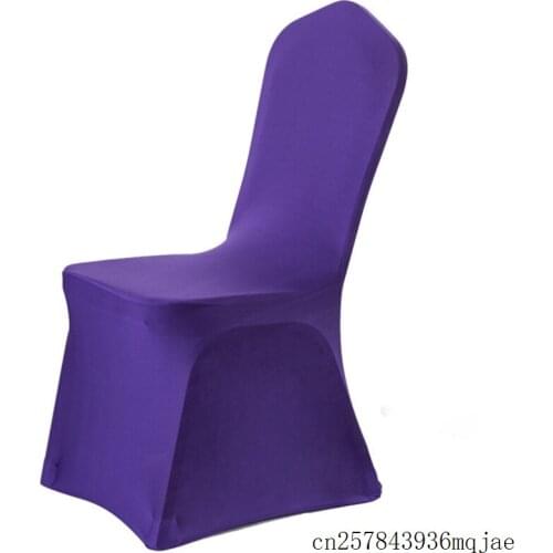 50pcs Wedding Chair Covers with Arch Universal Chair Cover for Wedding Decoration