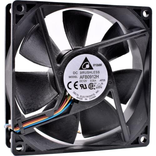 Brand new original AFB0912H 9cm 9225 92mm fan DC12V 0.30A 4-wire PWM temperature control computer chassis CPU cooling fan