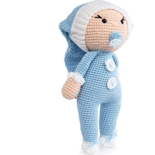 Amirgurumi handmade Blue Spout Baby Amigurumi