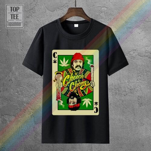 Cheech & Chong Playing Card T Shirt S M L Xl 2Xl Brand New Official T Shirt