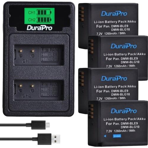 DMW-BLG10 DMW BLG10E BLE9E BLE9 DMW-BLE9 Battery Charger Set for Panasonic LUMIX GF5 GF6 GX7 LX100 GX80 GX85 Camera Accessories