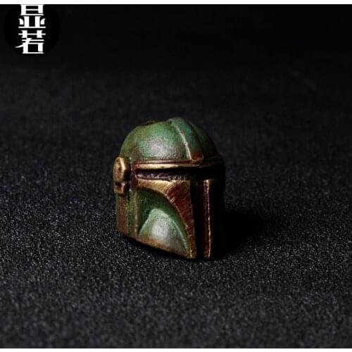 EDC Tibetan Silver Pure Silver Knife Beads A Pendant Paracord Outdoor DIY Decorations Tibetan Silver Camping Gear EDC Tools