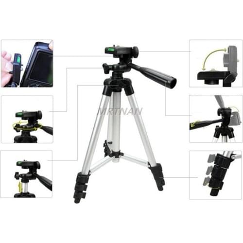 Hot-selling mobile phone tripod aluminum alloy tripod professional five-section telescopic tripod astronomical telescope bracket