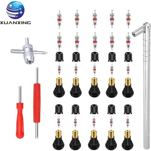 Tire Puller Installation Tool 10 Pieces Tr412 Tire Buckle Short Rubber Ttem 4-Way Spool Remover Single Head Tire Spool