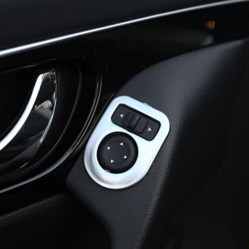 Car Interior Rearview Mirror Adjustment Button Light Cover Trim For Nissan Qashqai J11 2014 2015 2016 2017 2018 2019 Accessories
